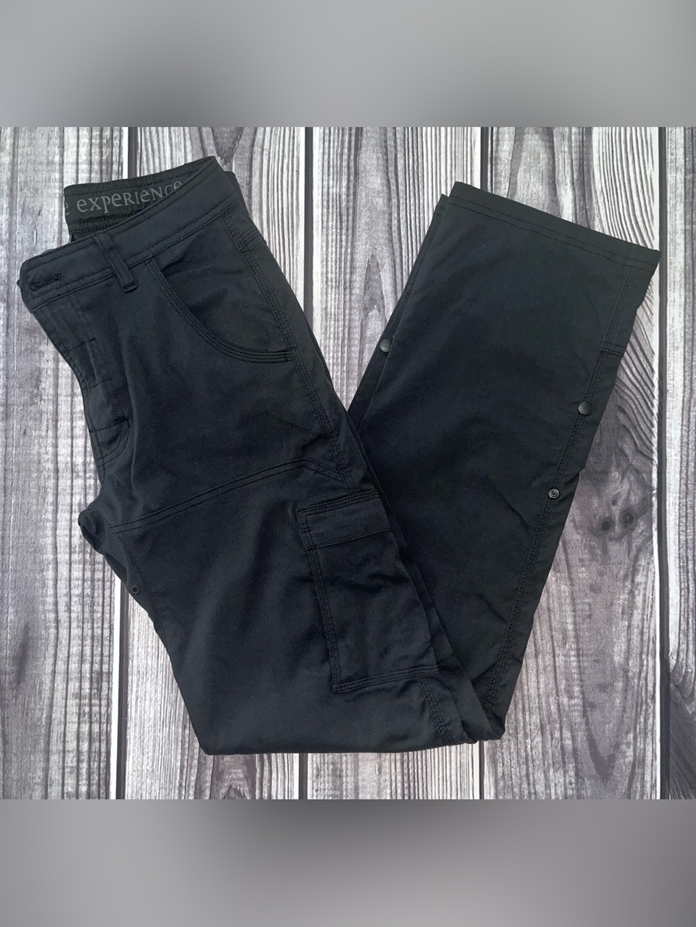 Prana Zion Stretch Men's Hiking Pants, 28 W x 34 L, black